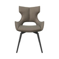 Raffaello Swivel Dining Chair Taupe - Pair