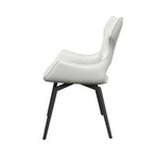 Raffaello Swivel Dining Chair White - Pair