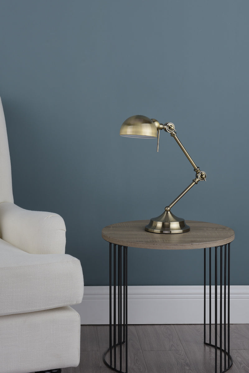 Ranger Task Table Lamp Antique Brass<br>Antique Brass
