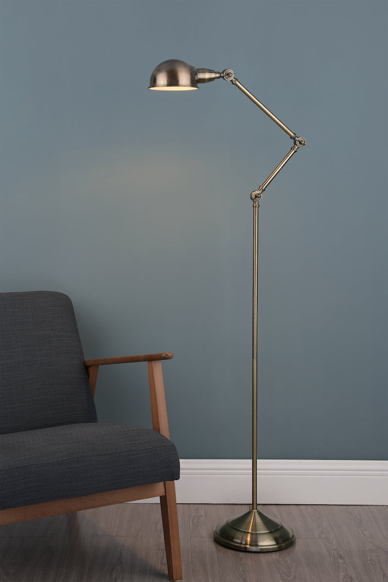 Ranger Floor Lamp Antique Brass<br>Antique Brass