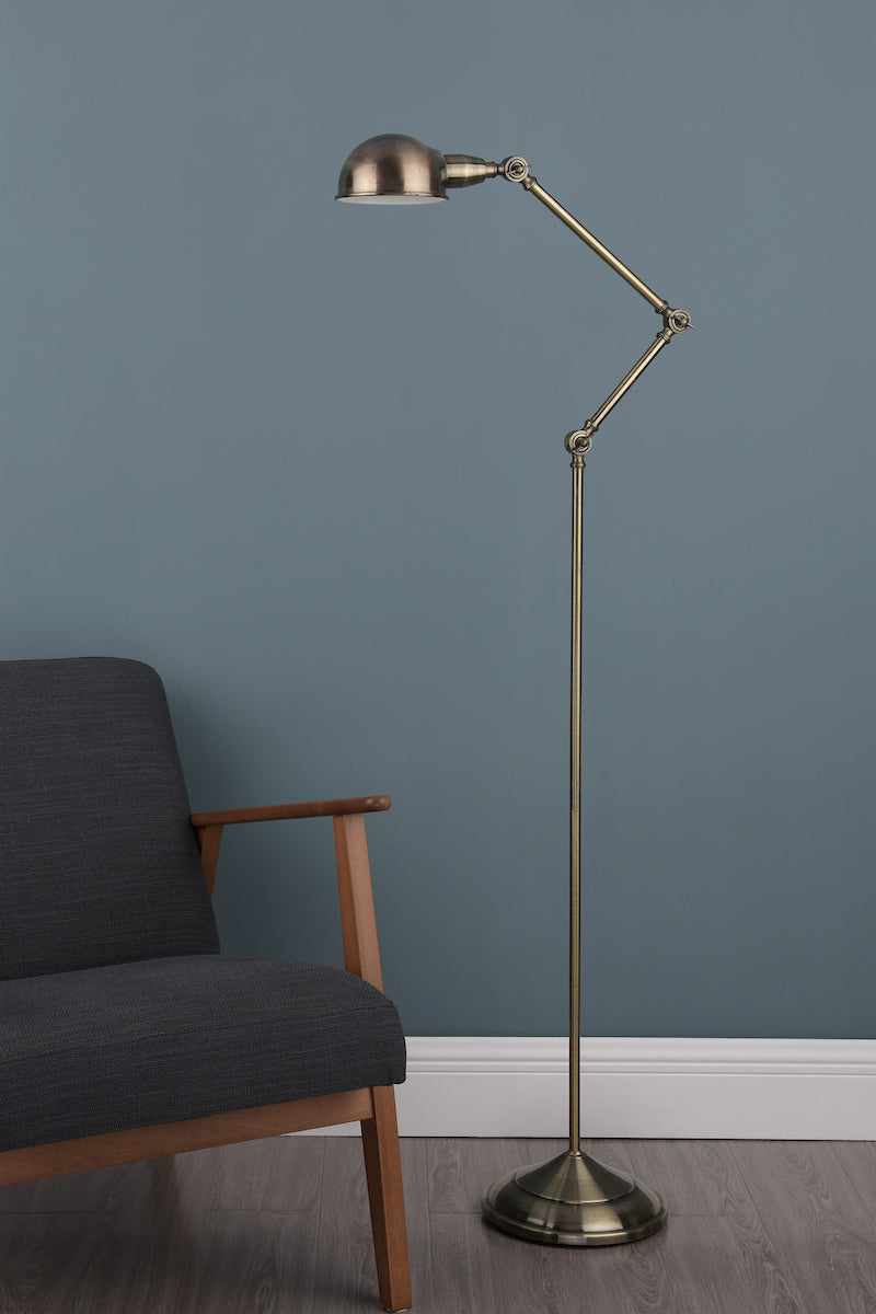 Ranger Floor Lamp Antique Brass<br>Antique Brass