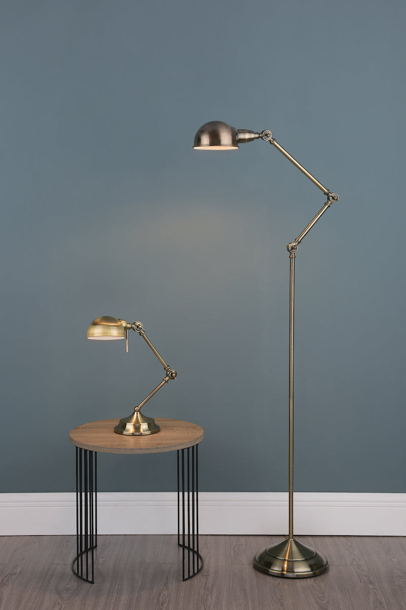 Ranger Floor Lamp Antique Brass<br>Antique Brass
