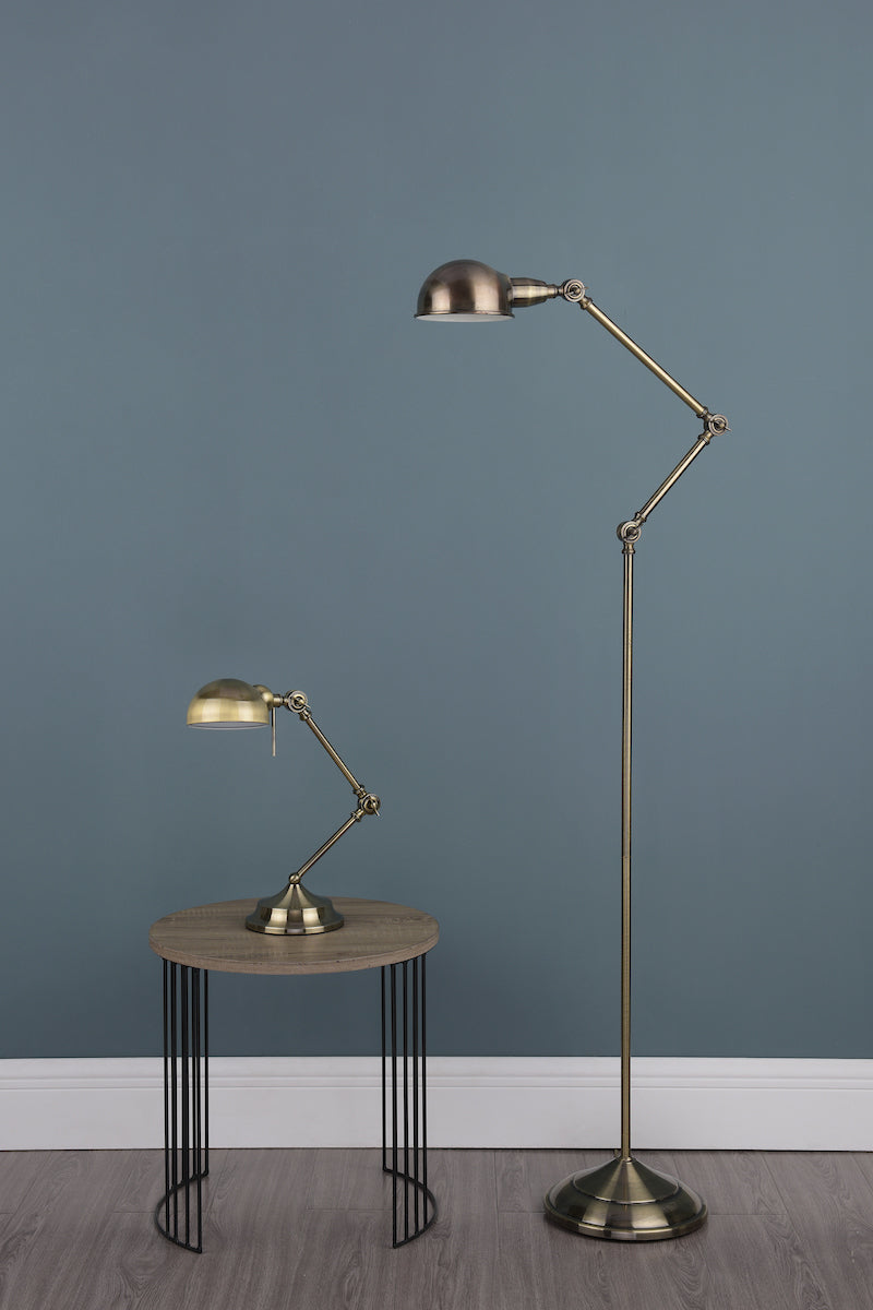 Ranger Floor Lamp Antique Brass<br>Antique Brass