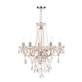 Raphael 5 Light Chandelier Champagne Crystal<br>Champagne Glass