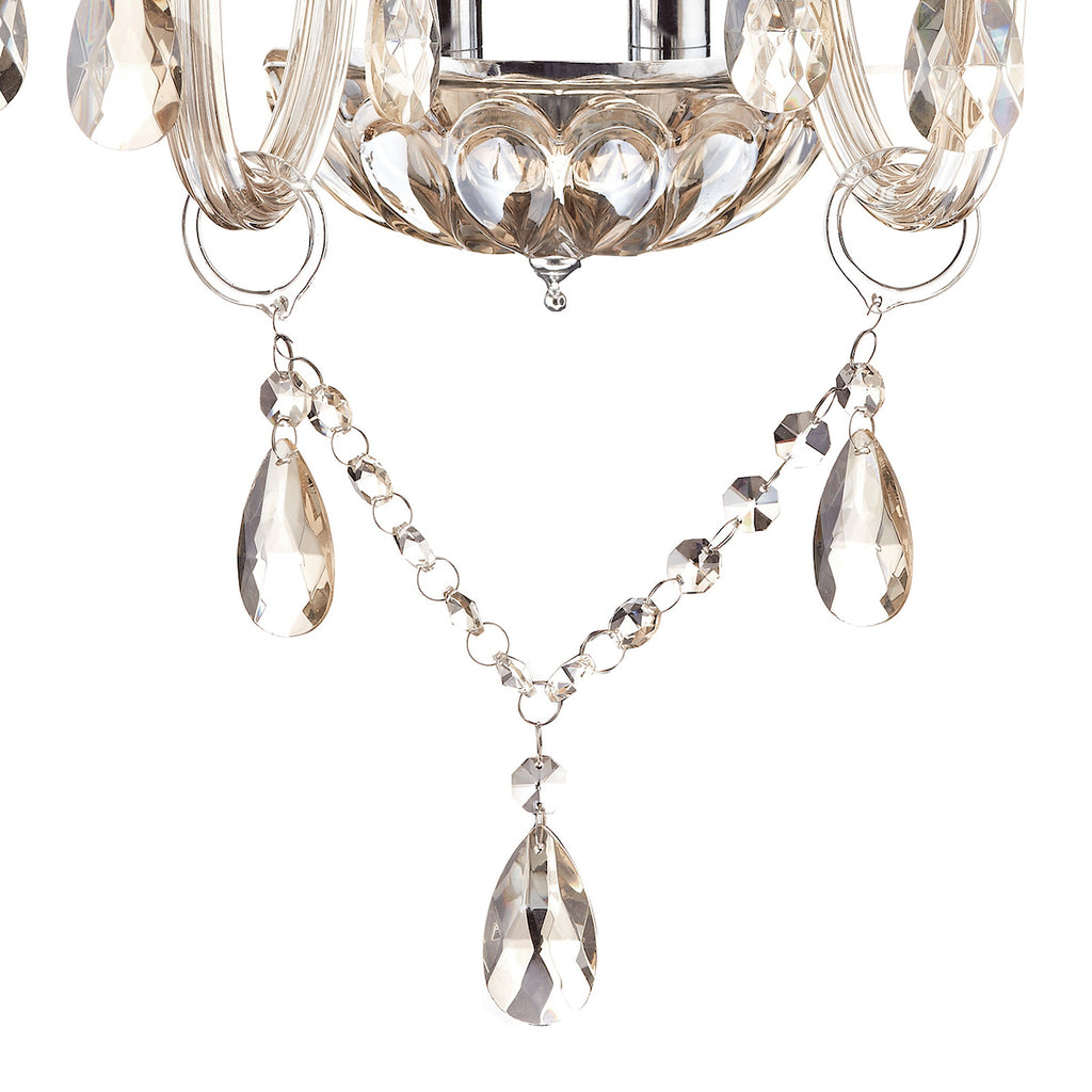 Raphael Double Wall Bracket Champagne Crystal<br>Champagne Glass