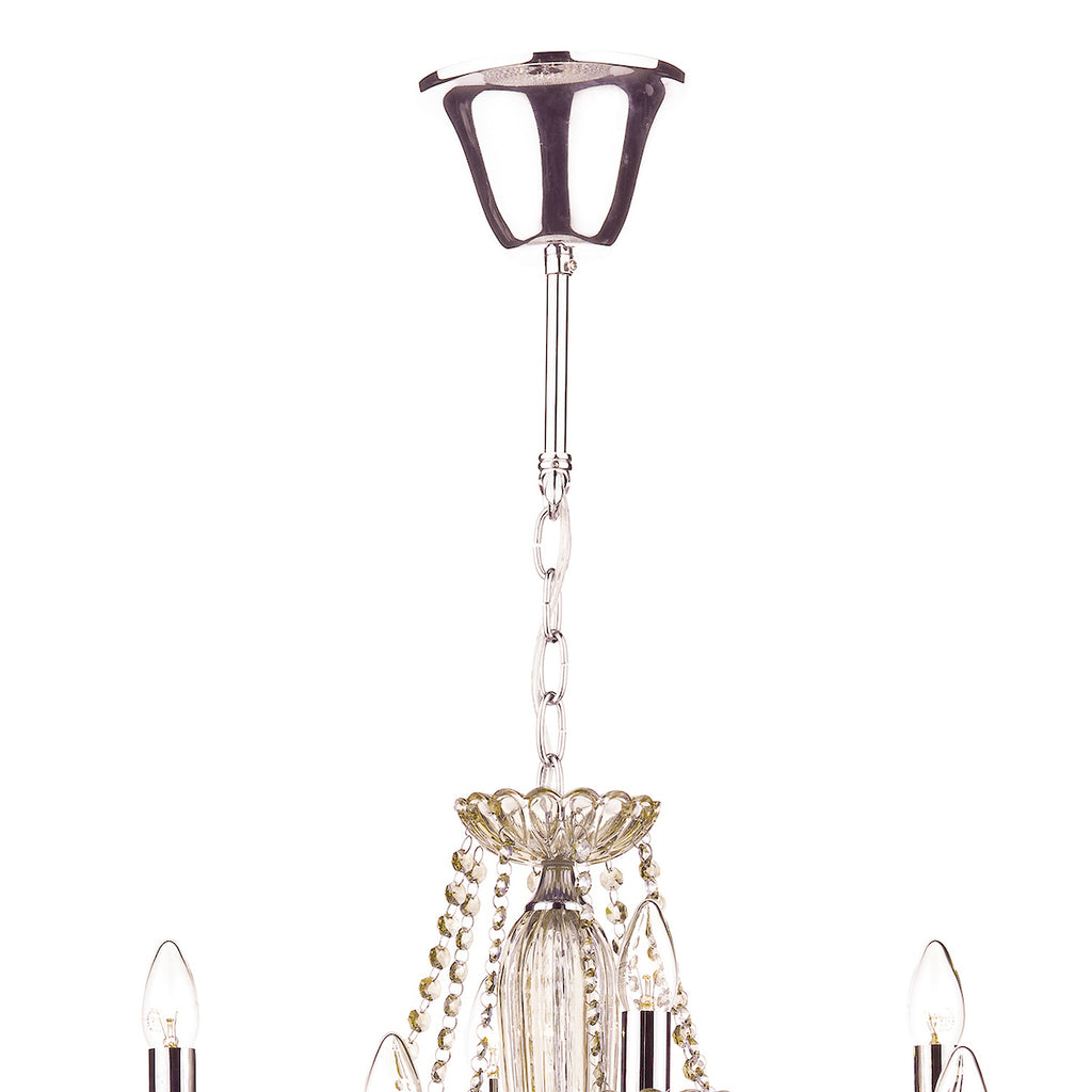 Raphael 12 Light Chandelier Champagne Crystal<br>Champagne Glass
