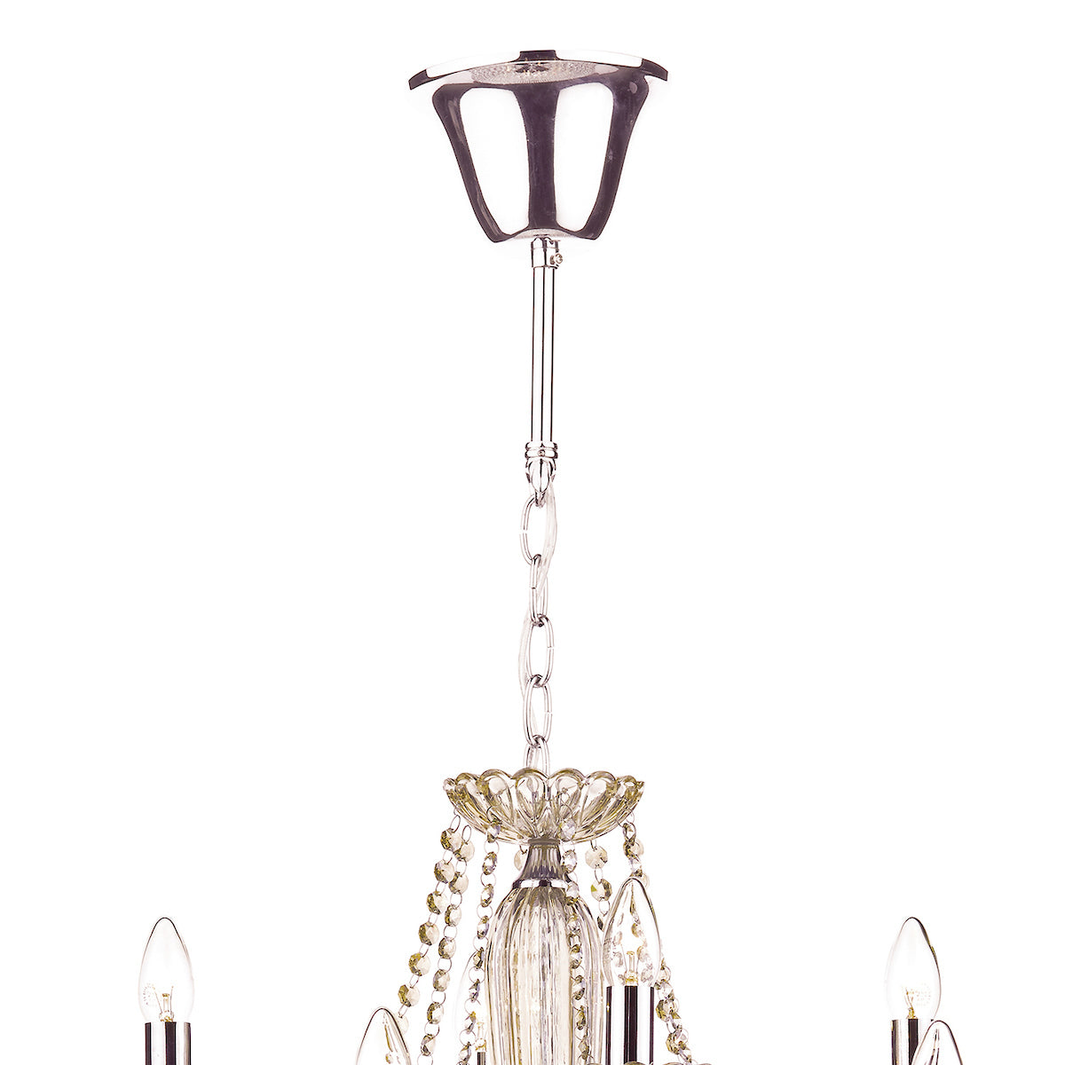 Raphael 12 Light Chandelier Champagne Crystal<br>Champagne Glass