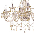 Raphael 12 Light Chandelier Champagne Crystal<br>Champagne Glass