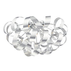 Rawley 5 Light Flush Brushed Aluminium 60cm<br>Brushed Aluminium