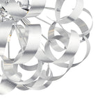 Rawley 5 Light Flush Brushed Aluminium 60cm<br>Brushed Aluminium