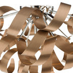 Rawley 5 Light Flush Brushed Copper 60cm<br>Brushed Copper