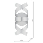 Rawley Wall Light Brushed Aluminium<br>Brushed Aluminium