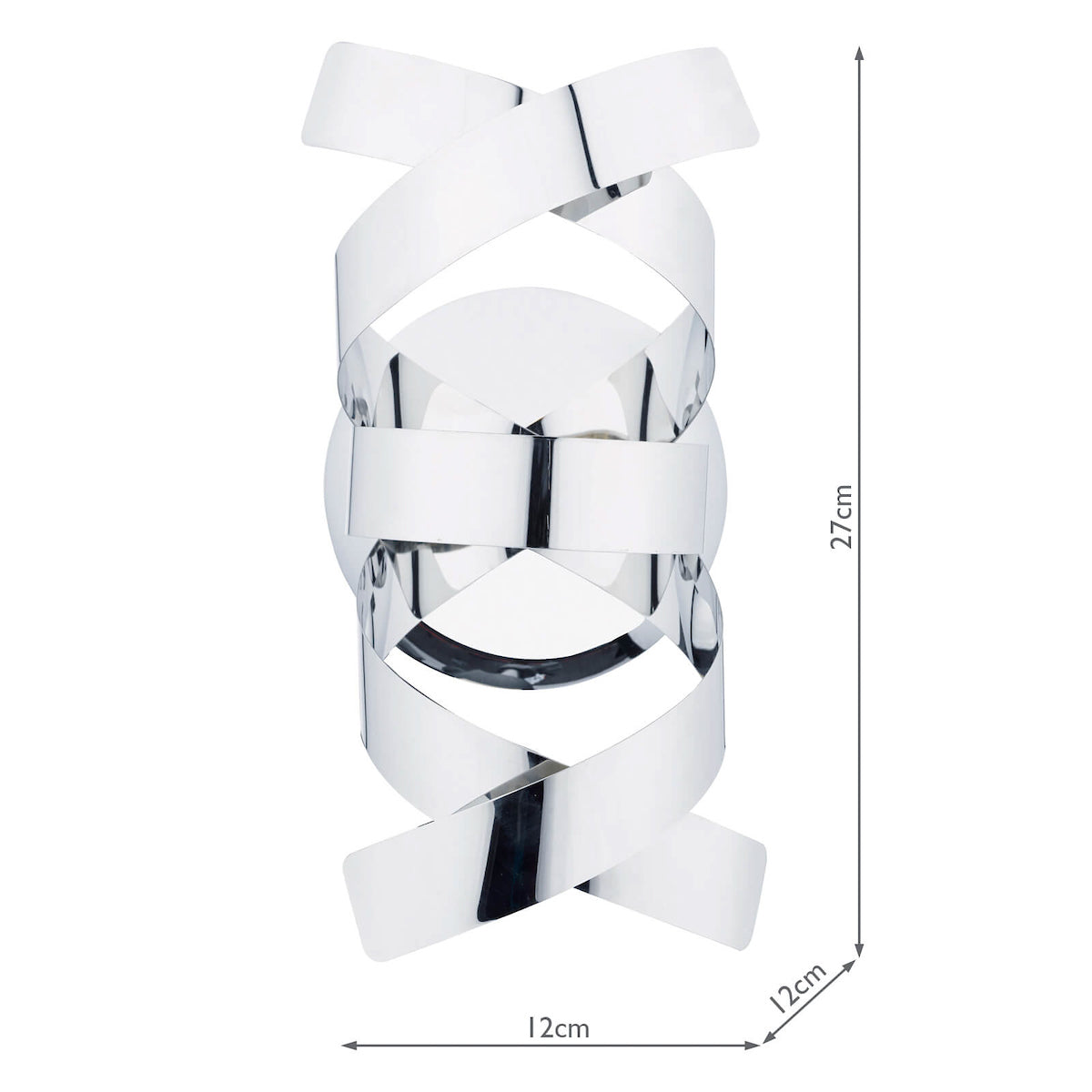 Rawley Wall Light Polished Chrome<br>Polished Chrome