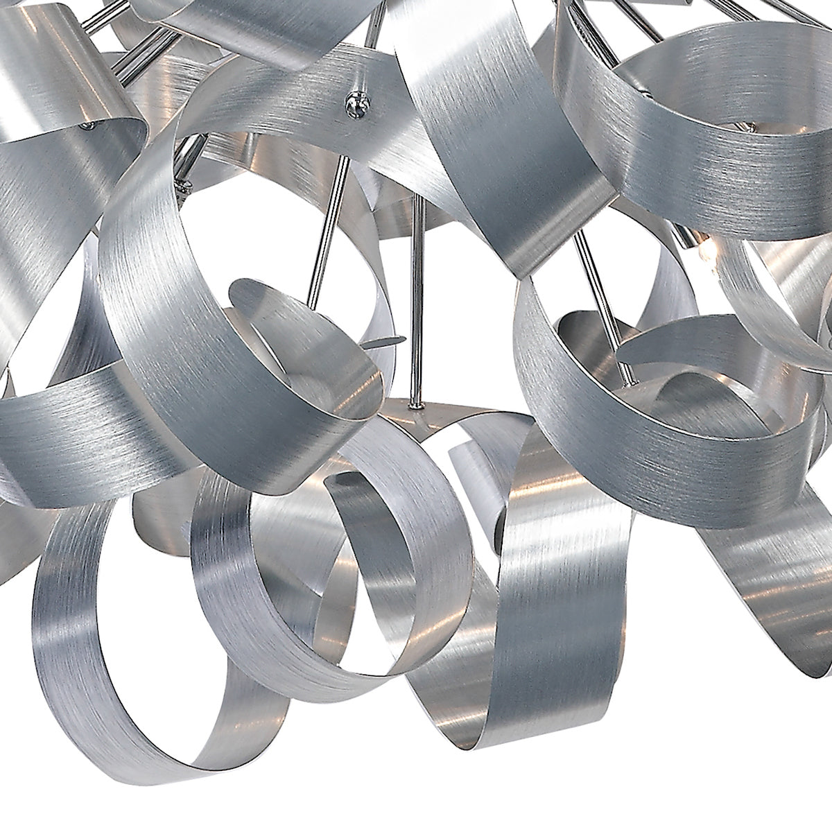 Rawley 12 Light Pendant Brushed Aluminium<br>Brushed Aluminium