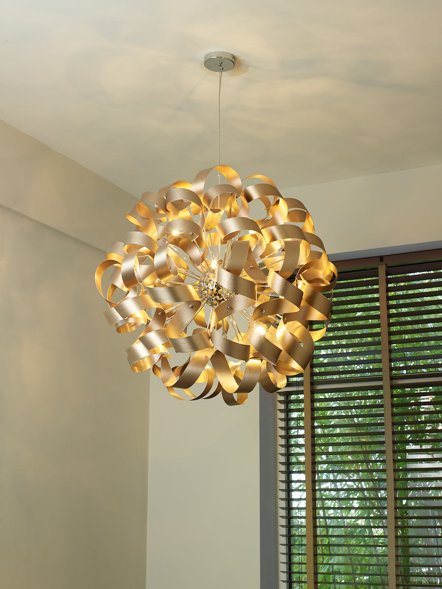 Rawley 12 Light Pendant Brushed Copper<br>Brushed Copper
