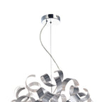 Rawley 9 Light Ribbon Pendant<br>Brushed Aluminium