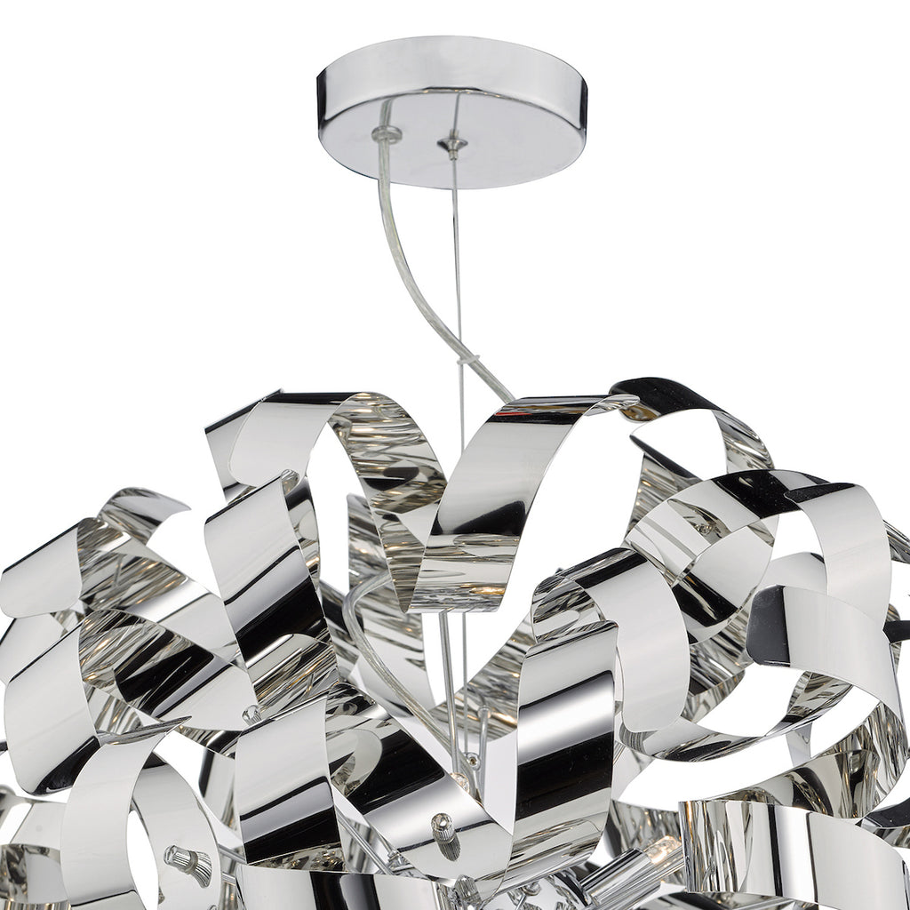 Rawley 9 Light Pendant Polished Chrome<br>Polished Chrome