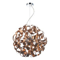 Rawley 9 Light Ribbon Pendant Brushed Copper<br>Brushed Copper