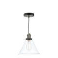 Ray 1 Light Single Pendant Antique Nickel Clear Glass<br>Antique Nickel