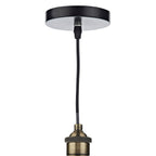 Ray 1 Light Pendant Antique Brass Clear<br>Antique Brass