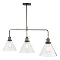 Ray 3 Light Bar Pendant Antique Nickel Clear GlassAntique Nickel