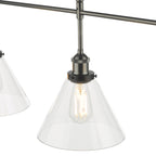 Ray 3 Light Bar Pendant Antique Nickel Clear GlassAntique Nickel