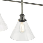 Ray 3 Light Bar Pendant Antique Nickel Clear GlassAntique Nickel