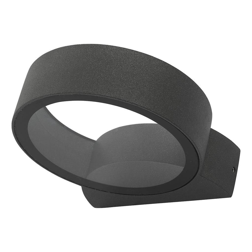 Reon Outdoor Wall Light Matt Grey Glass IP65 LED<br>Matt Grey