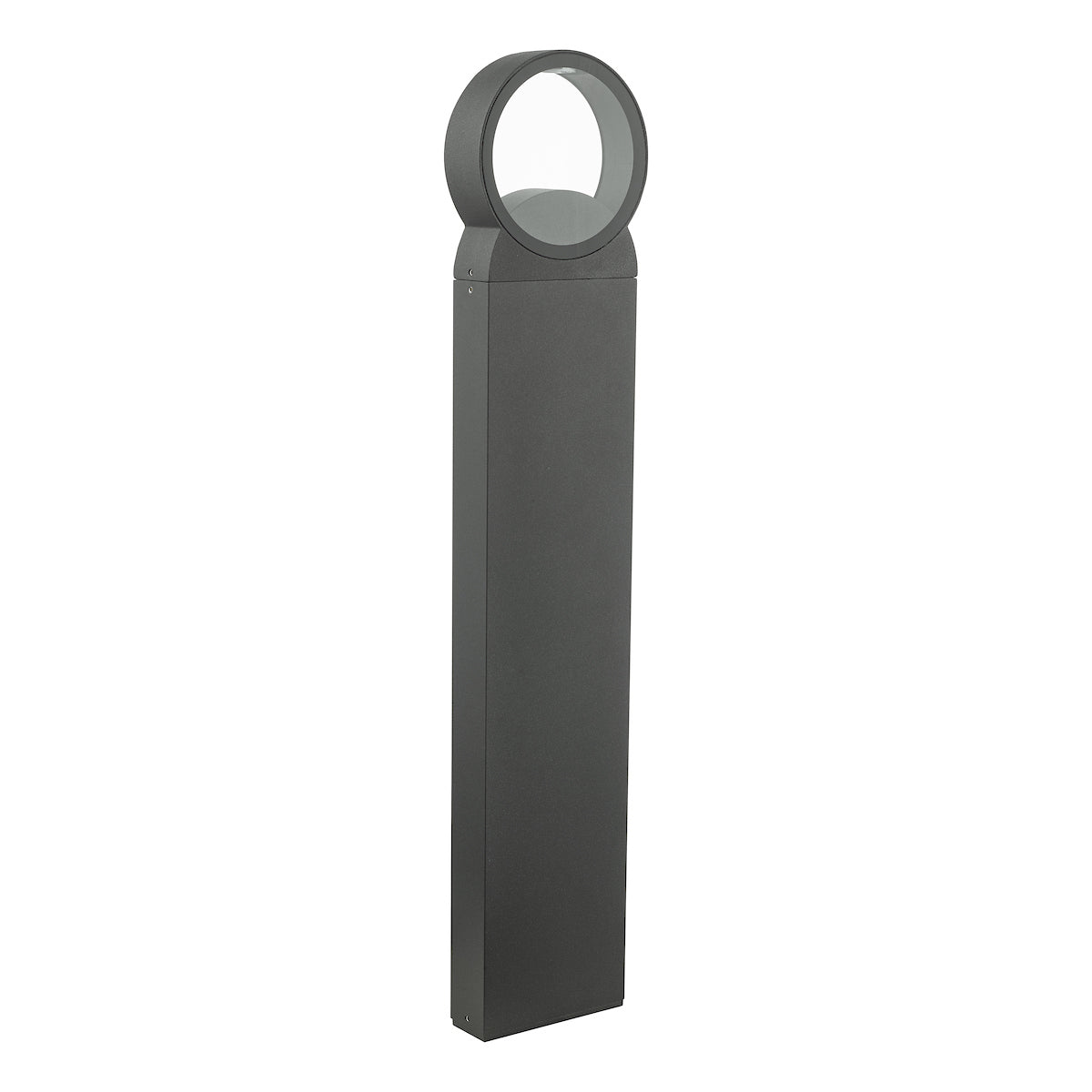 Reon Outdoor Post With Round Light Anthracite IP65 LED<br>Matt Grey