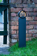Reon Outdoor Post With Round Light Anthracite IP65 LED<br>Matt Grey