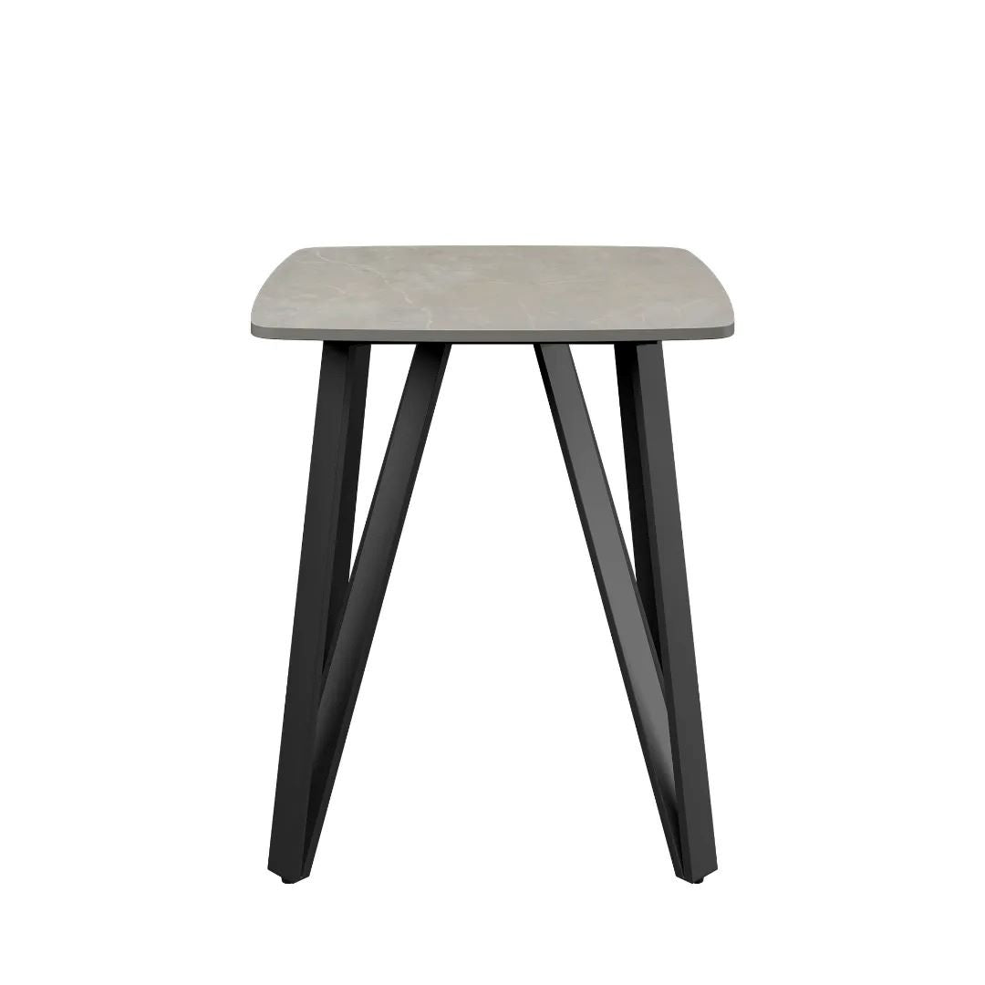 Riviera Grey Ceramic Side Table