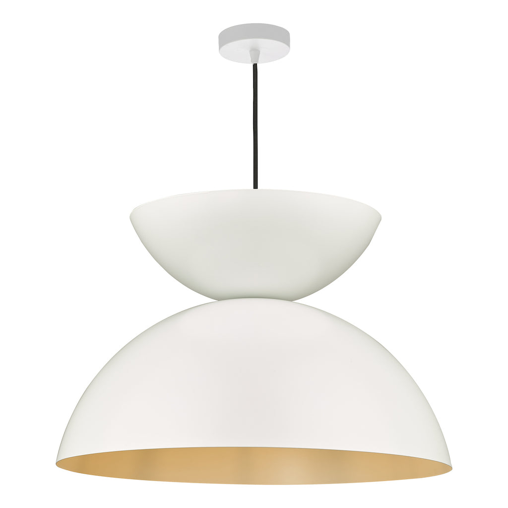 Riya Pendant Matt White<br>Matt White