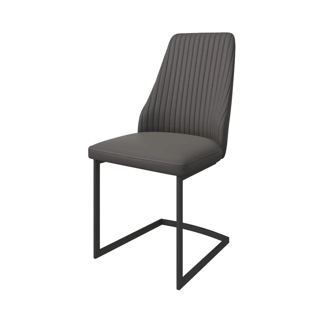 Roberto Dining Chair Dark Grey - Pair