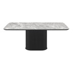 Roberto Gloss Light Grey Ceramic Coffee Table