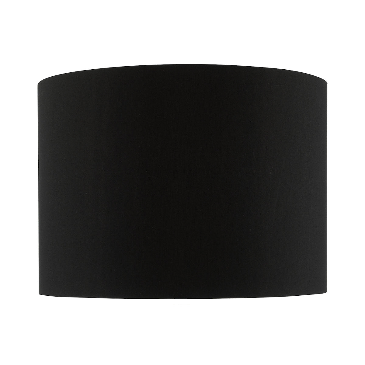 Roja Black Cotton Drum Shade 24cm<br>Black
