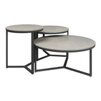 Roma Grey Ceramic Coffee Table Set