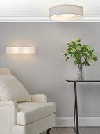 Ronda 2 Light Wall Light Ivory<br>Ivory