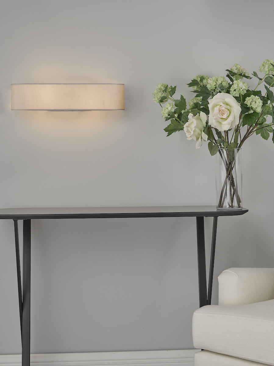 Ronda 2 Light Wall Light Ivory<br>Ivory