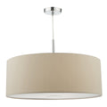 Tuscan Ivory Cotton Drum Shade 40cm<br>Ivory