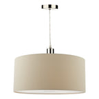 Tuscan Ivory Cotton Cylinder Shade 13cm<br>Ivory
