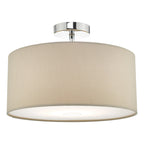 Ronda Easy Fit Pendant Ecru 40cm<br>Taupe