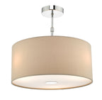 Tuscan Ivory Cotton Cylinder Shade 13cm<br>Ivory