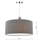 Ronda 2 Light Wall Light Grey<br>Grey