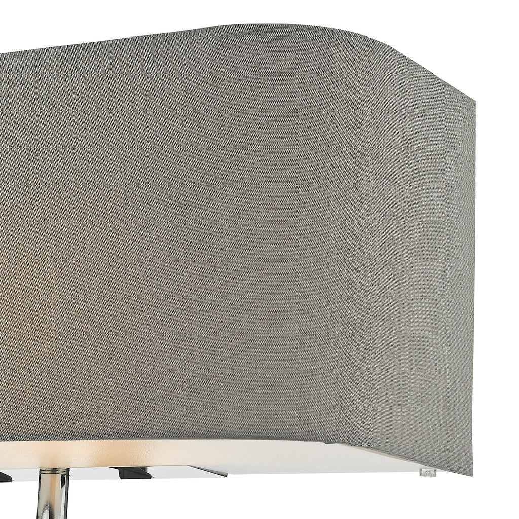Ronda 3 Light Wall Light Grey With LED Reading Light<br>Grey