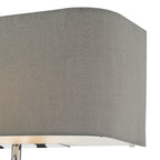 Ronda 3 Light Wall Light Grey With LED Reading Light<br>Grey
