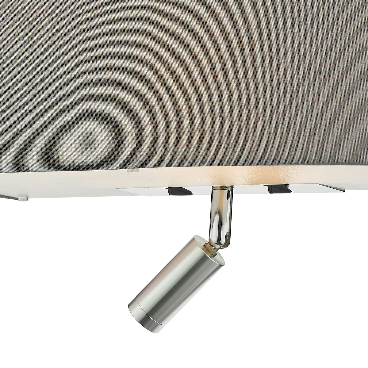 Ronda 3 Light Wall Light Grey With LED Reading Light<br>Grey