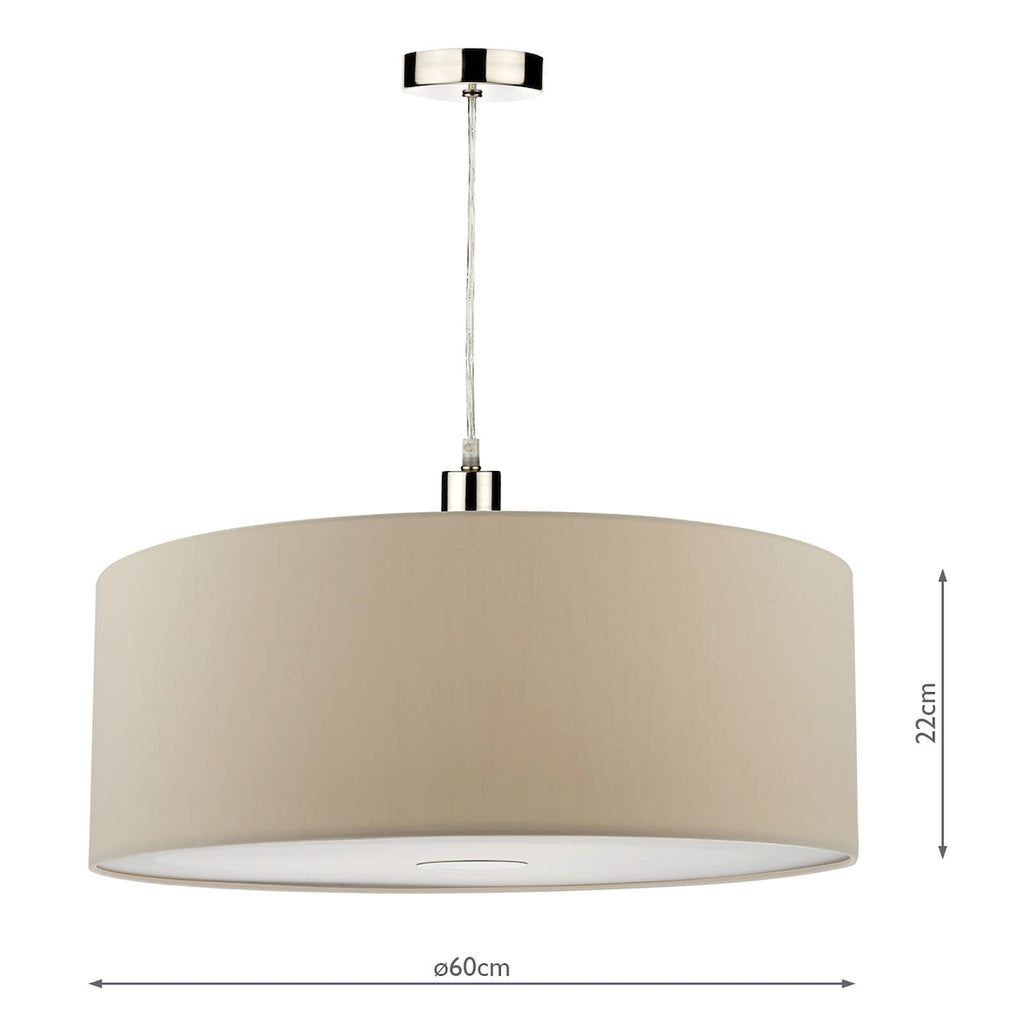 Ronda Easy Fit Ecru And Diffuser 60cm<br>Taupe