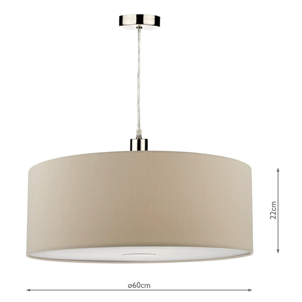 Ronda Easy Fit Ecru And Diffuser 60cm<br>Taupe