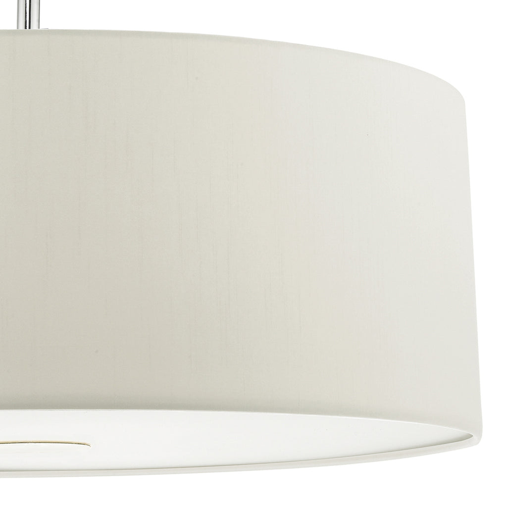 S066 Cream Cotton Drum Shade 12cm<br>Cream