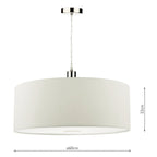 Ronda Easy Fit Porcelain White And Diffuser 60cm<br>White